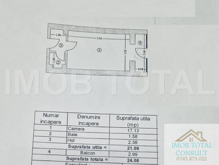 Garsoniera , Central, parter - 10