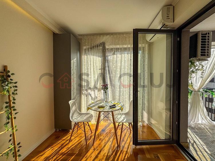 Apartament cu 2 camere semidecomandat, mobilat în Bună Ziua