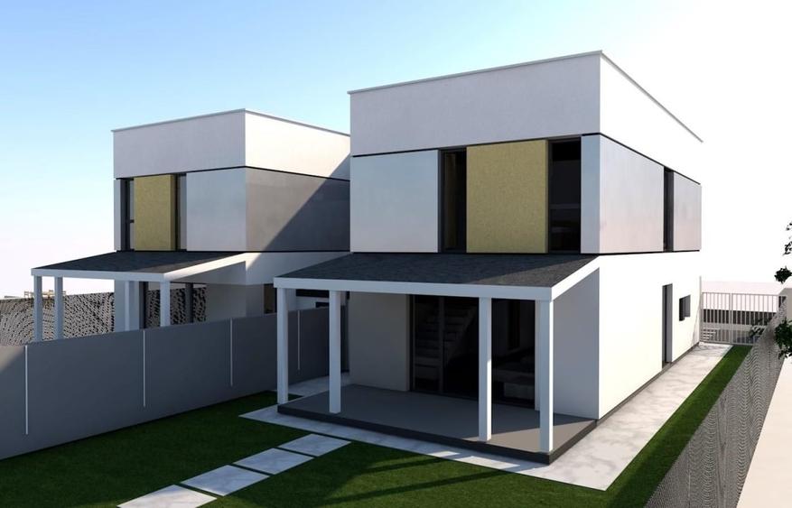Duplex cu 4 camere cu Teren 297.5 Mp în Moșnița Nouă