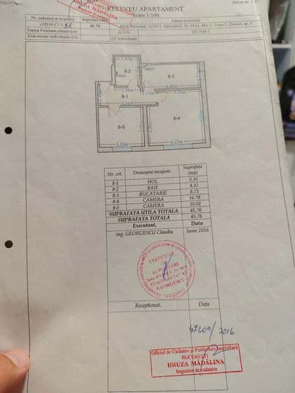 Apartament cu 2 camere decomandat în Theodor Pallady