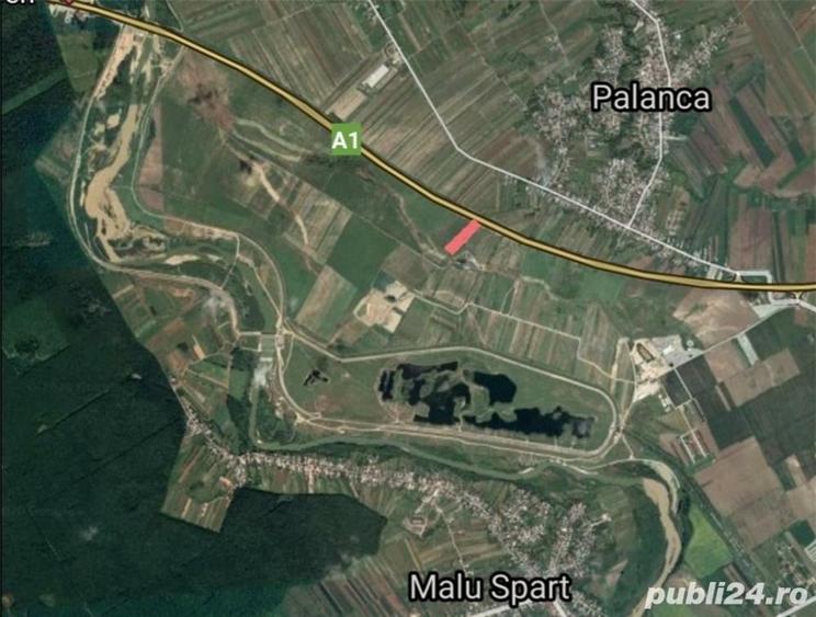 Teren de 5700 mp, în Palanca
