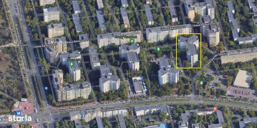 Apartament cu 2 camere semidecomandat în Titan