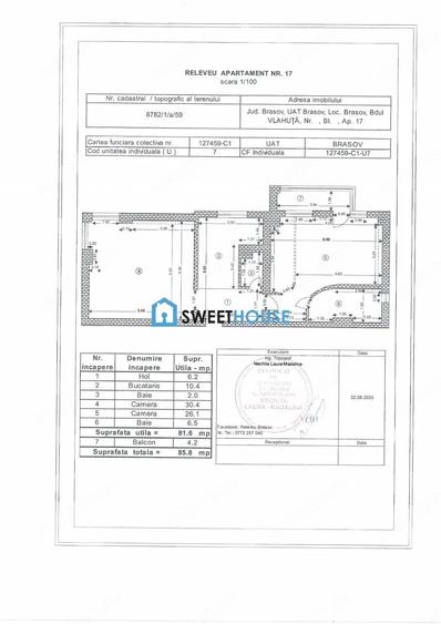 Apartament cu 2 camere decomandat în Gemenii