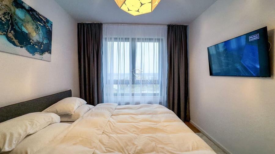 Apartament cu 2 camere semidecomandat, mobilat în Între Lacuri