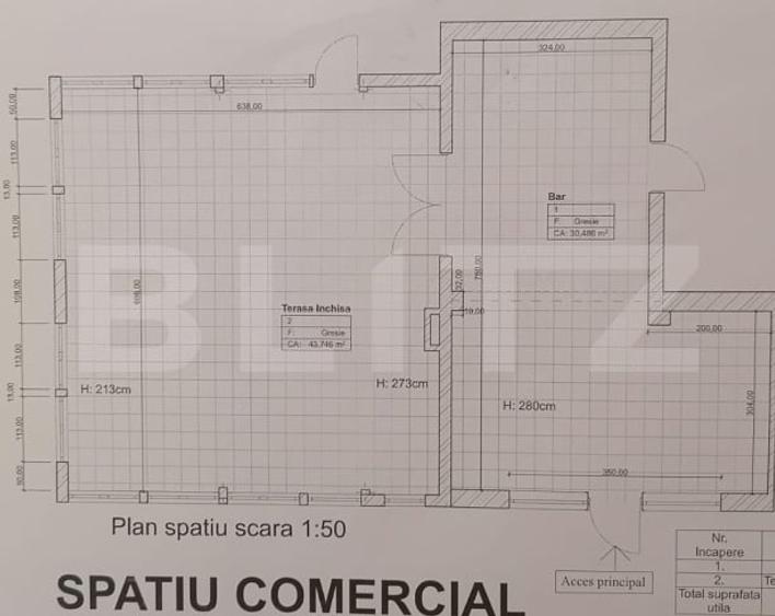 Casă individuală cu 2 camere cu Canalizare în Nicolina