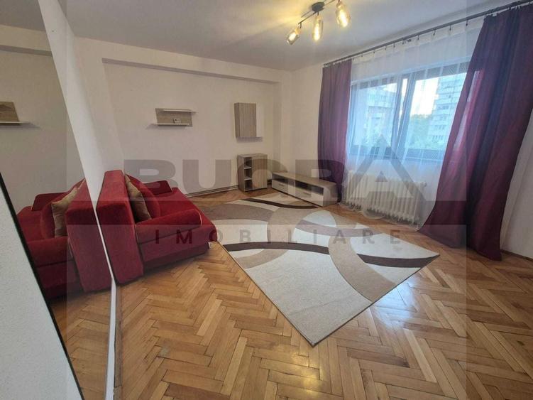 Apartament cu 2 camere decomandat, mobilat în Central