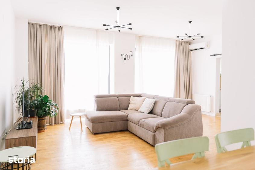 Apartament cu 4 camere, mobilat în Grivița