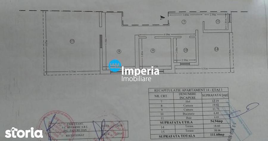 Penthouse de vanzare, 2 Cam, D, zona Bucium - Bellaria - 11
