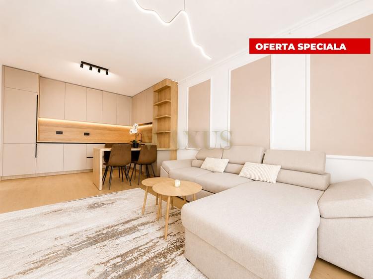 Apartament cu 2 camere semidecomandat, mobilat în Florești