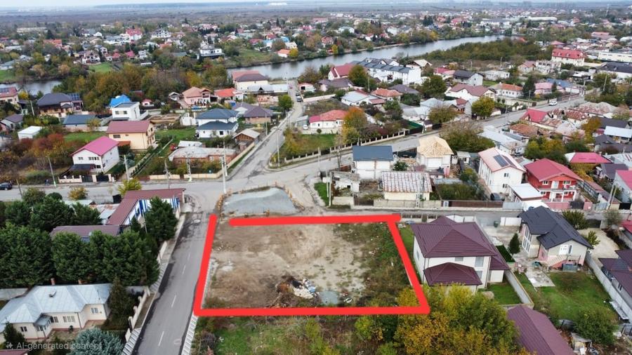 Teren Construcții intravilan de 1269 mp, în Ștefăneștii de Jos