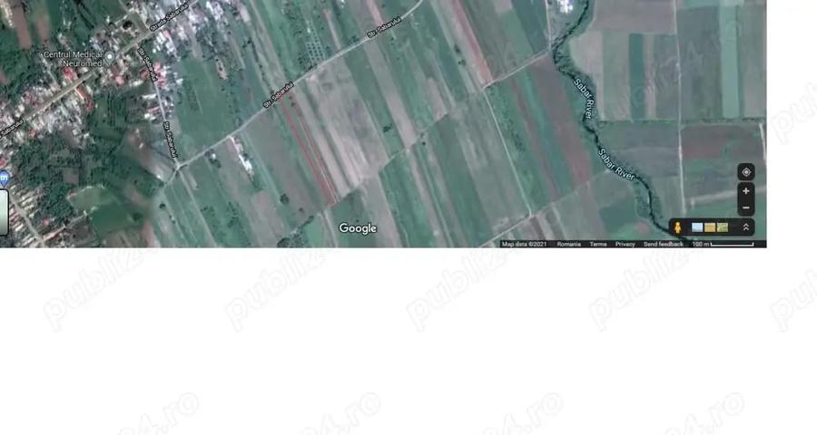 Teren de 2500 mp, în Central