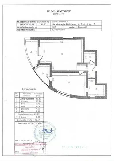 Apartament cu 2 camere decomandat în Herăstrău