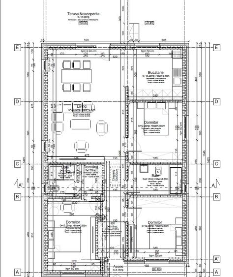 Casă individuală cu 4 camere cu Teren 420 Mp în Vidra