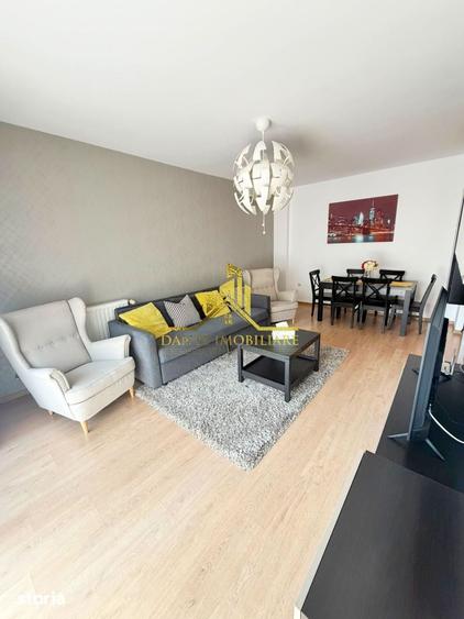 Apartament cu 2 camere semidecomandat, mobilat în Bună Ziua