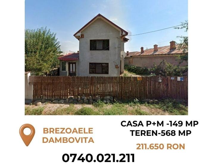 Casă cu 4 camere în Brezoaia