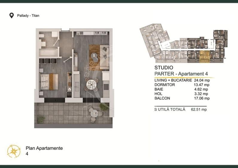 Apartament 2 camere Theodor Pallady Loc de Parcare BONUS - 3