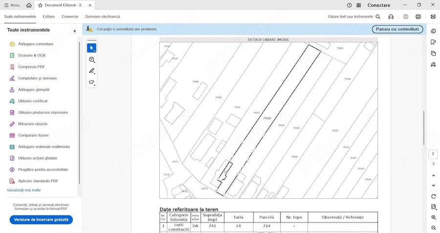 Teren de 2416 mp, în Vidra