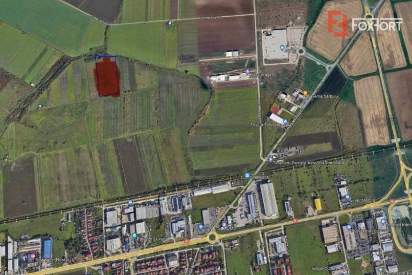 Teren de 18500 mp, în Ghiroda
