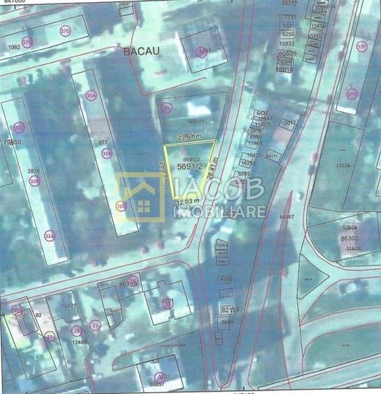 Teren Construcții intravilan de 442 mp, în Cornișa