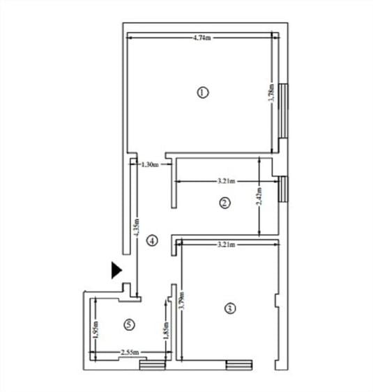 Garsonieră decomandată în Semicentral