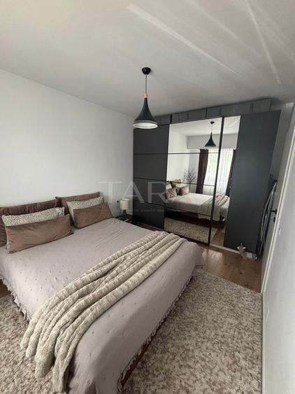 Apartament cu 2 camere semidecomandat, mobilat în Apahida