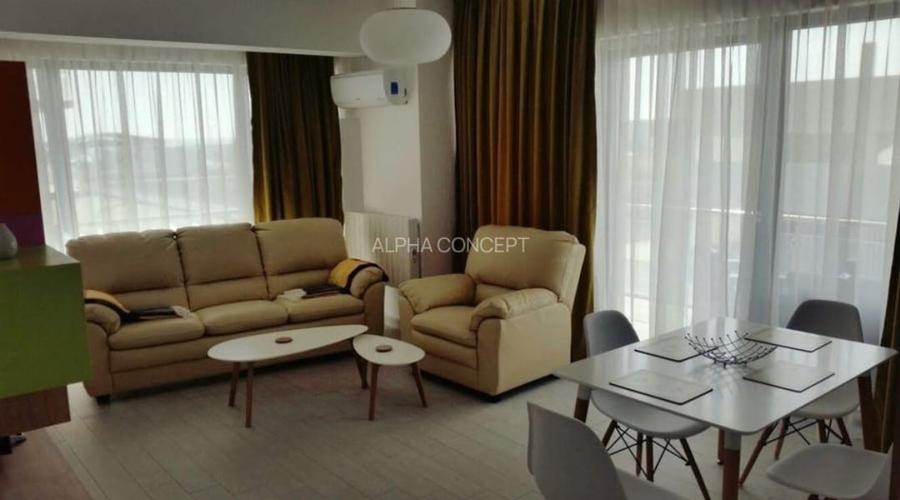 Apartament cu 3 camere decomandat, mobilat în Exterior Nord