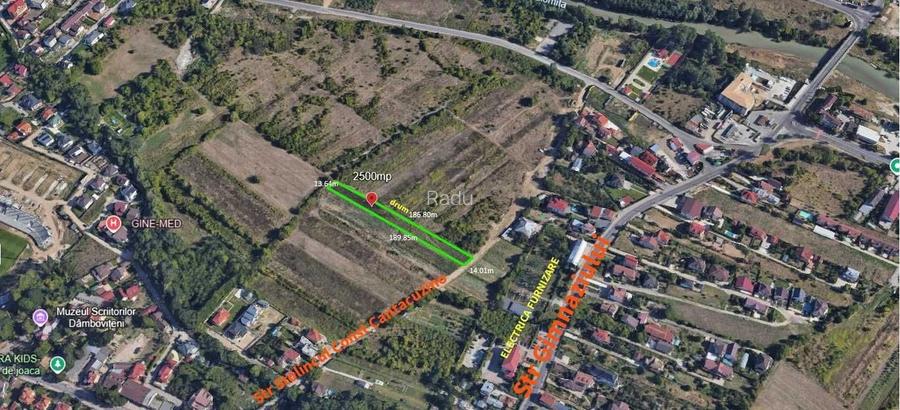 Teren de vanzare Targoviste 2500 mp