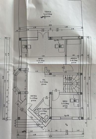Casă individuală cu 7 camere cu Canalizare în Exterior Nord