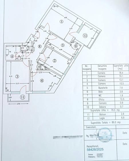 Apartament cu 3 camere decomandat în Chișinau
