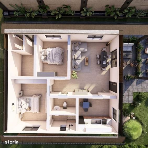 Casă cu 3 camere în Central