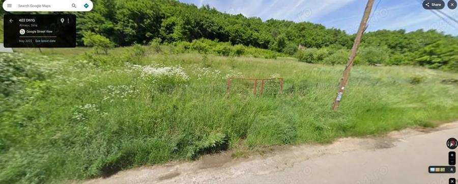 Teren de 4900 mp, în Almașu
