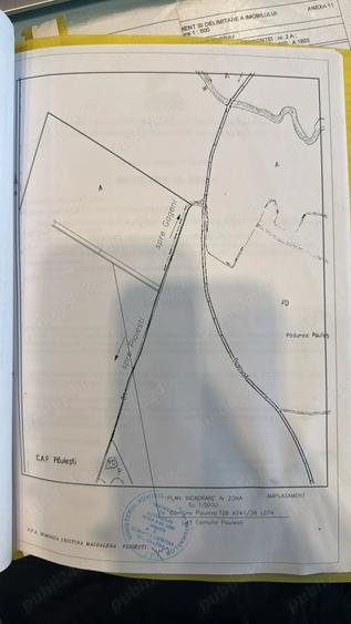 Teren de 2300 mp, în Păulești