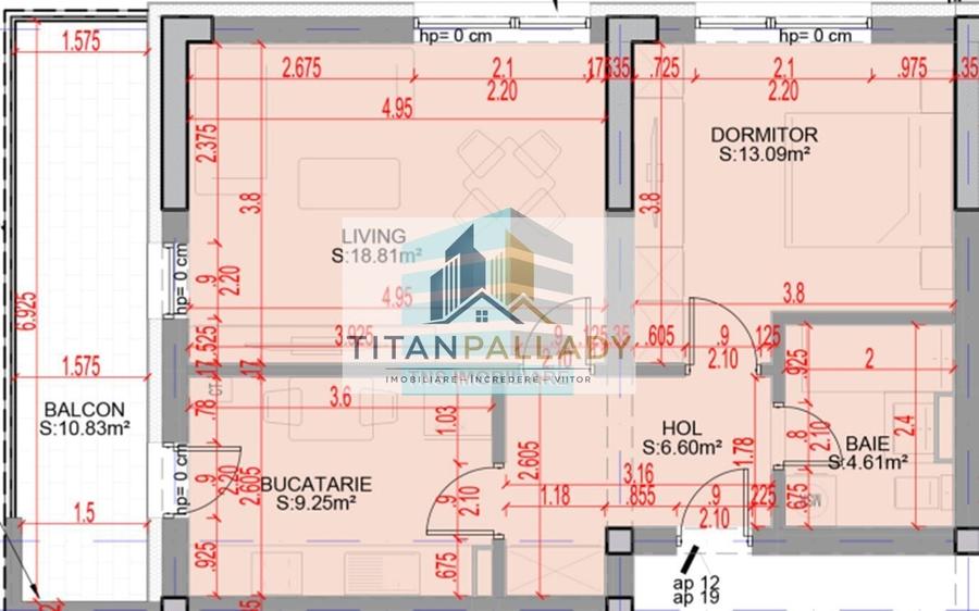 Apartament 2 Camere Decomandat 63 Mp , Titan – Auchan - 4