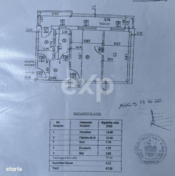 Apartament cu 2 camere semidecomandat în Banat
