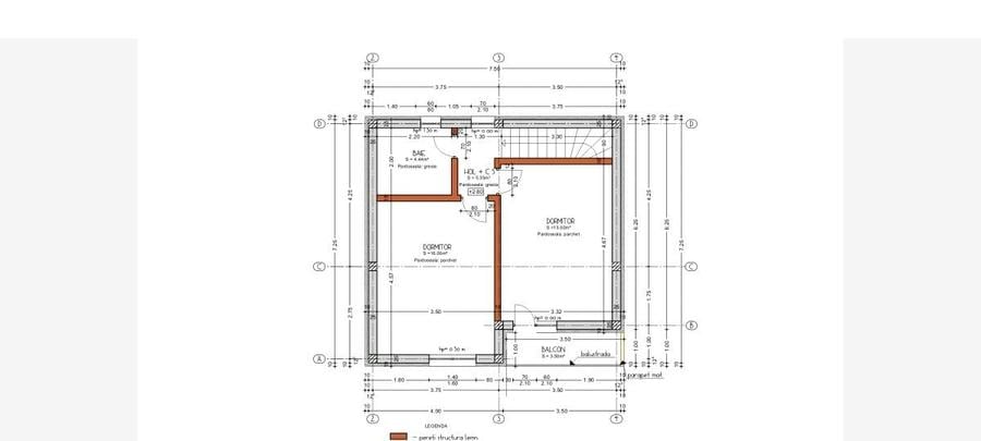 Casă cu 3 camere în Corbu