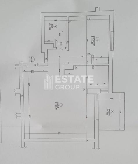Apartament cu 2 camere semidecomandat, mobilat în Aradului