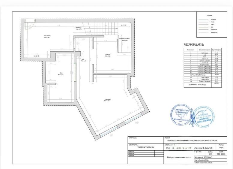 Apartament cu 3 camere decomandat în Herăstrău