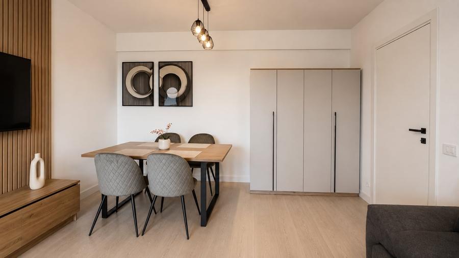 Apartament cu 2 camere decomandat, mobilat în Jiului