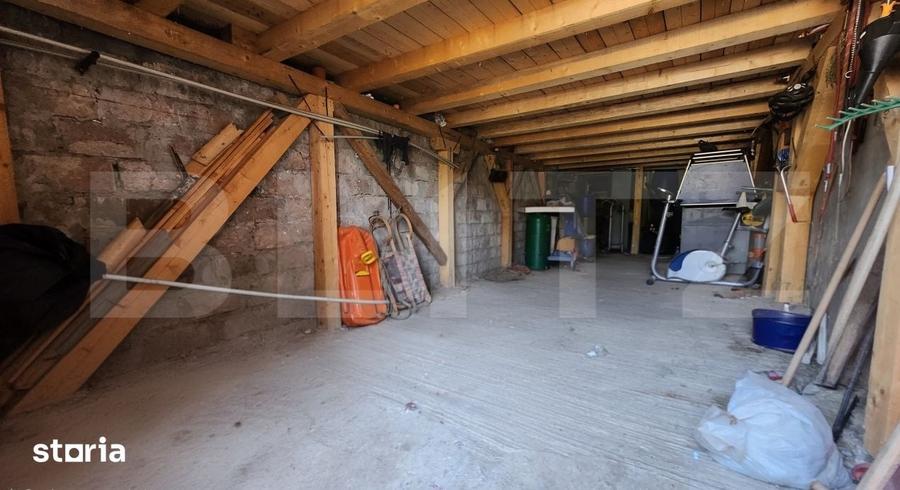 Casa 4 camere 130 mp utili - Ap. 38 mp, teren 1232 mp, zona Sancraiu d - 12