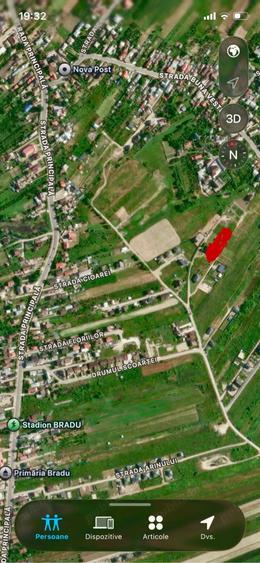 Teren de 400 mp, în Bradu