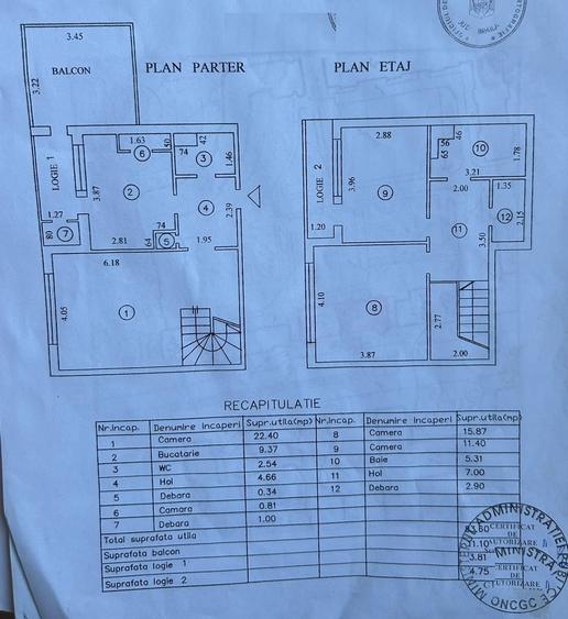 Apartament cu 3 camere decomandat în Călărași