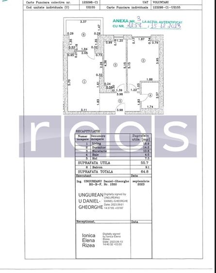De vanzare | Apartament 2 Camere | Bucatarie inchisa | Cortina North - 1