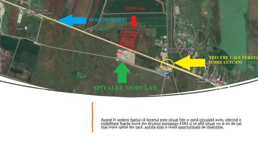 Teren agricol extravilan de 30000 mp, în Lețcani