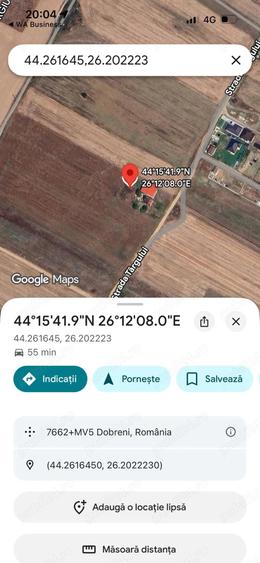 Teren de 513 mp, în Dobreni