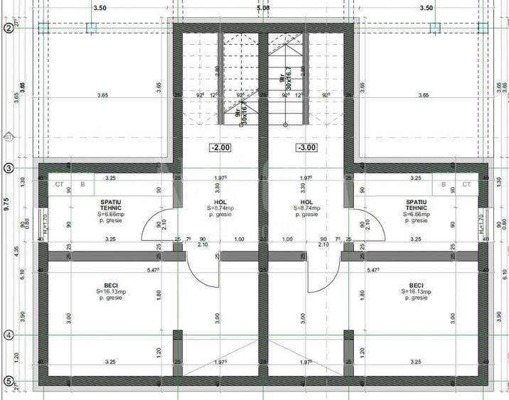 Duplex cu 4 camere cu Canalizare în Mănăștur