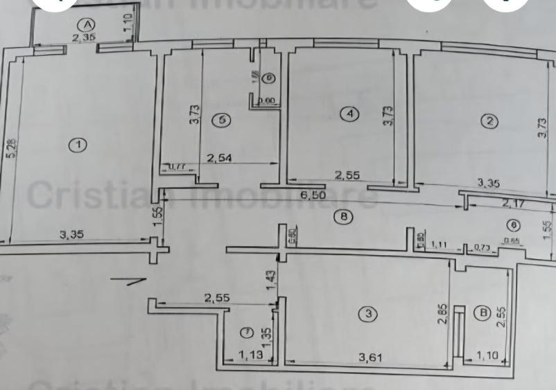 Apartament cu 4 camere decomandat în Calea Galați