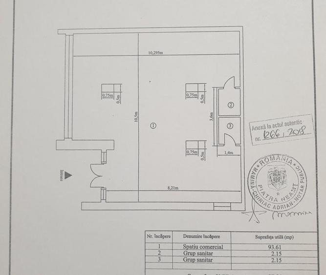 Birou, de 100 mp, în Central