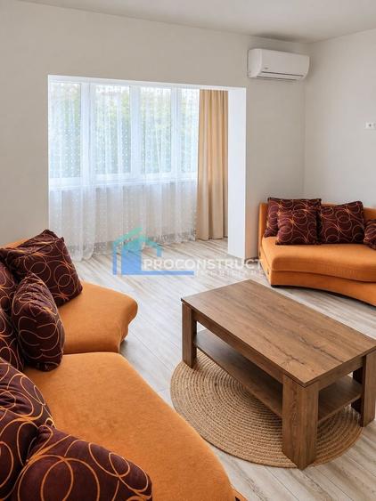 Apartament cu 2 camere semidecomandat, mobilat în Soarelui