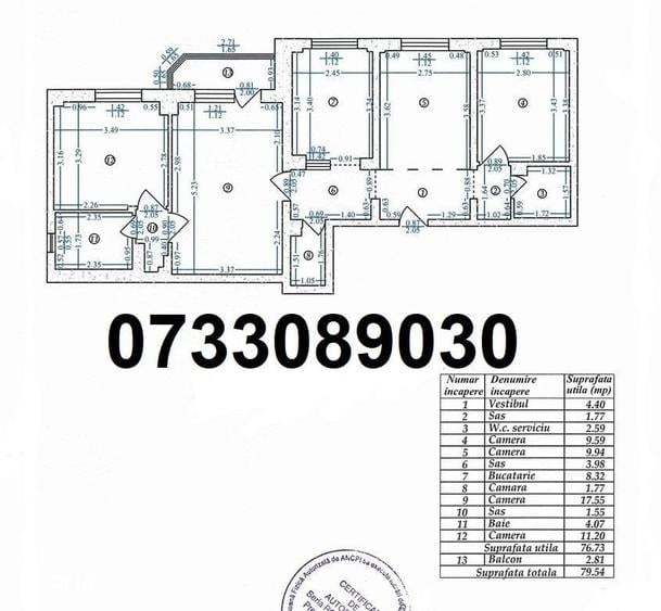 Apartament cu 4 camere semidecomandat în Tudor Vladimirescu