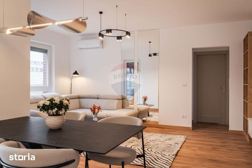 Apartament cu 3 camere, mobilat în Funcționarilor